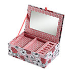Pink Flower Girl Jewelry Box
