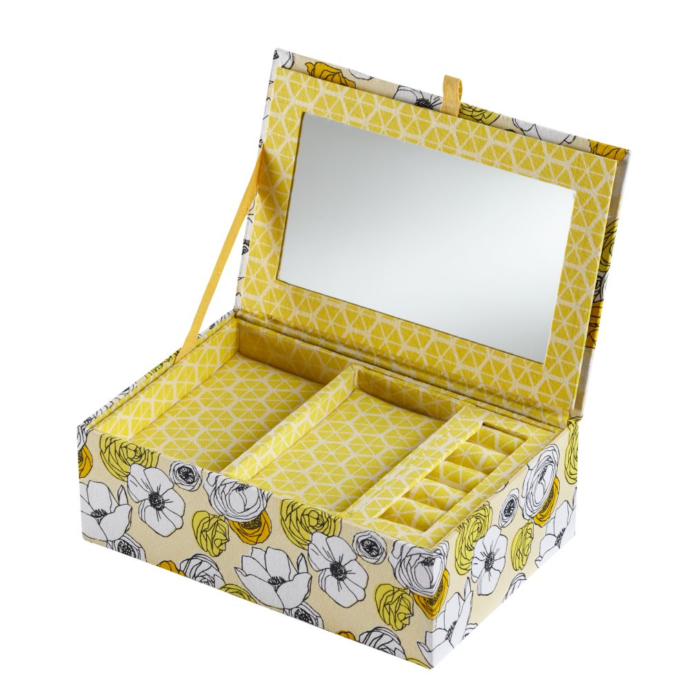 Flower Girl Jewelry Box (Yellow)