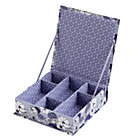 Purple Flower Girl Collection Box