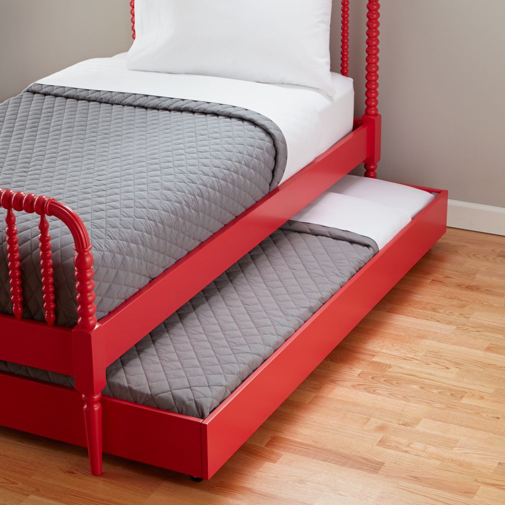 Jenny Lind Storage Trundle (Raspberry)