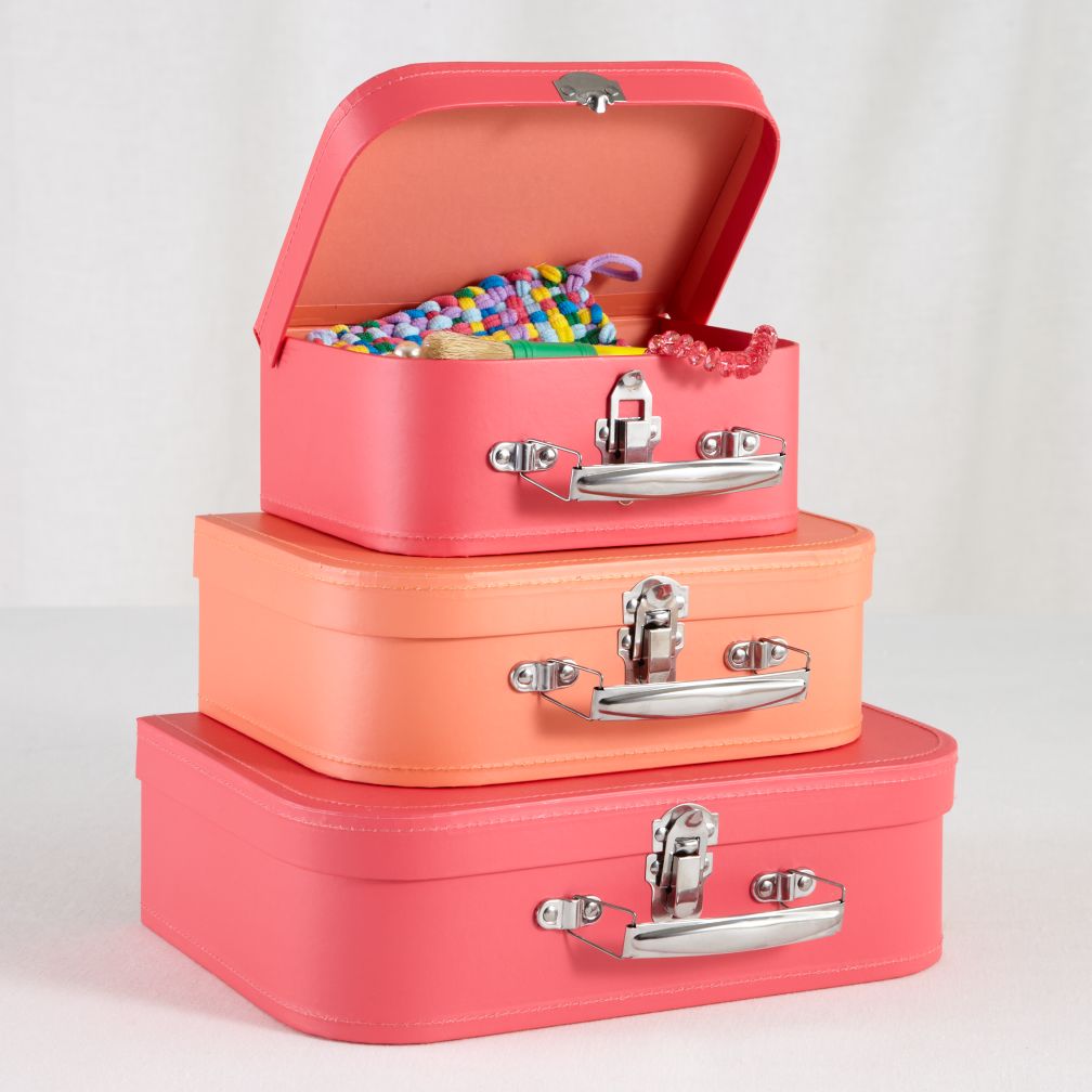 Bon Voyage Suitcase Set (Pink/Peach)