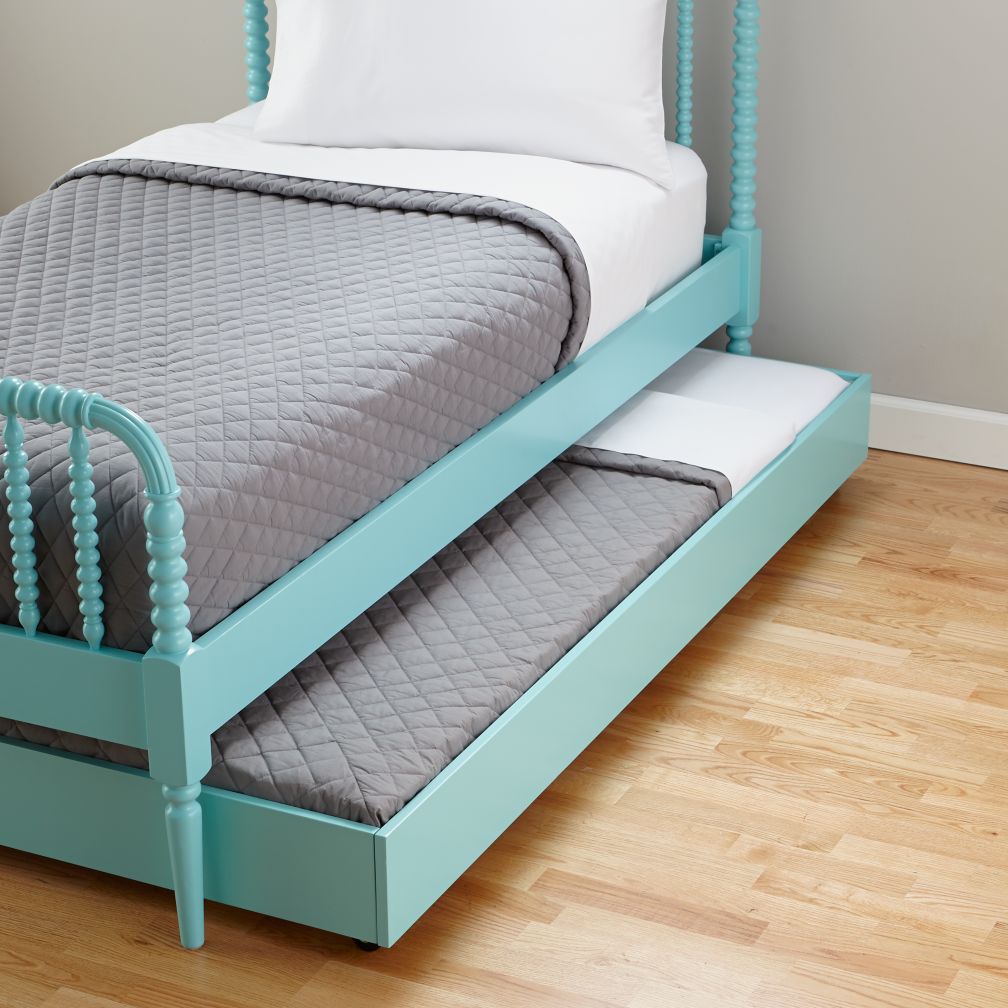 Jenny Lind Storage Trundle (Azure)
