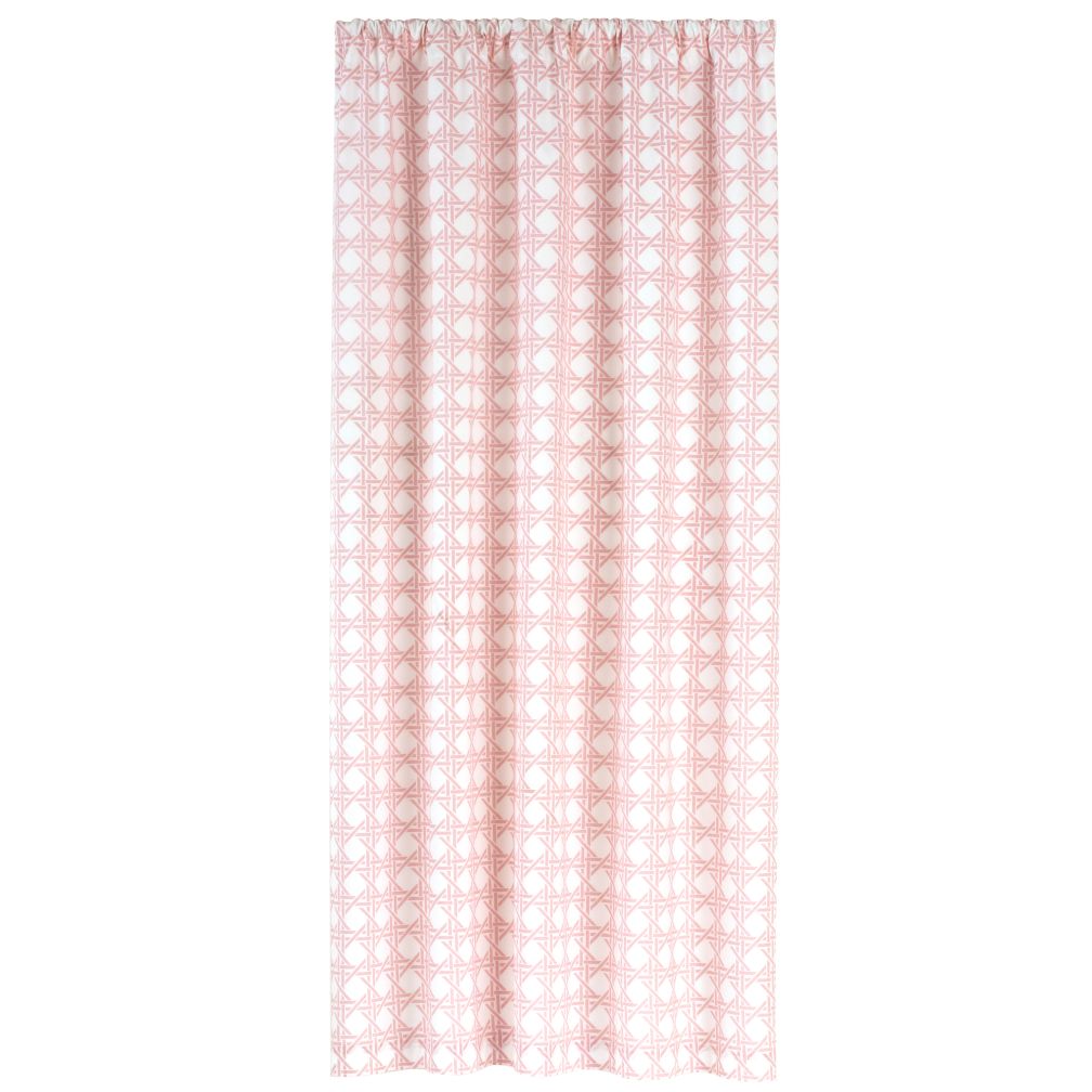 84" Lattice Curtain Panel (Pink)