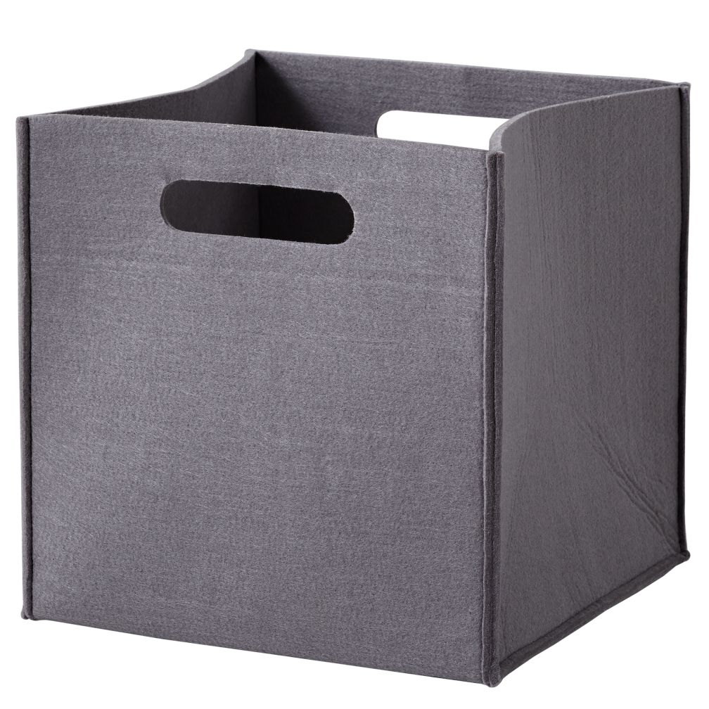 Once More with Felting Cube Bin (Grey)