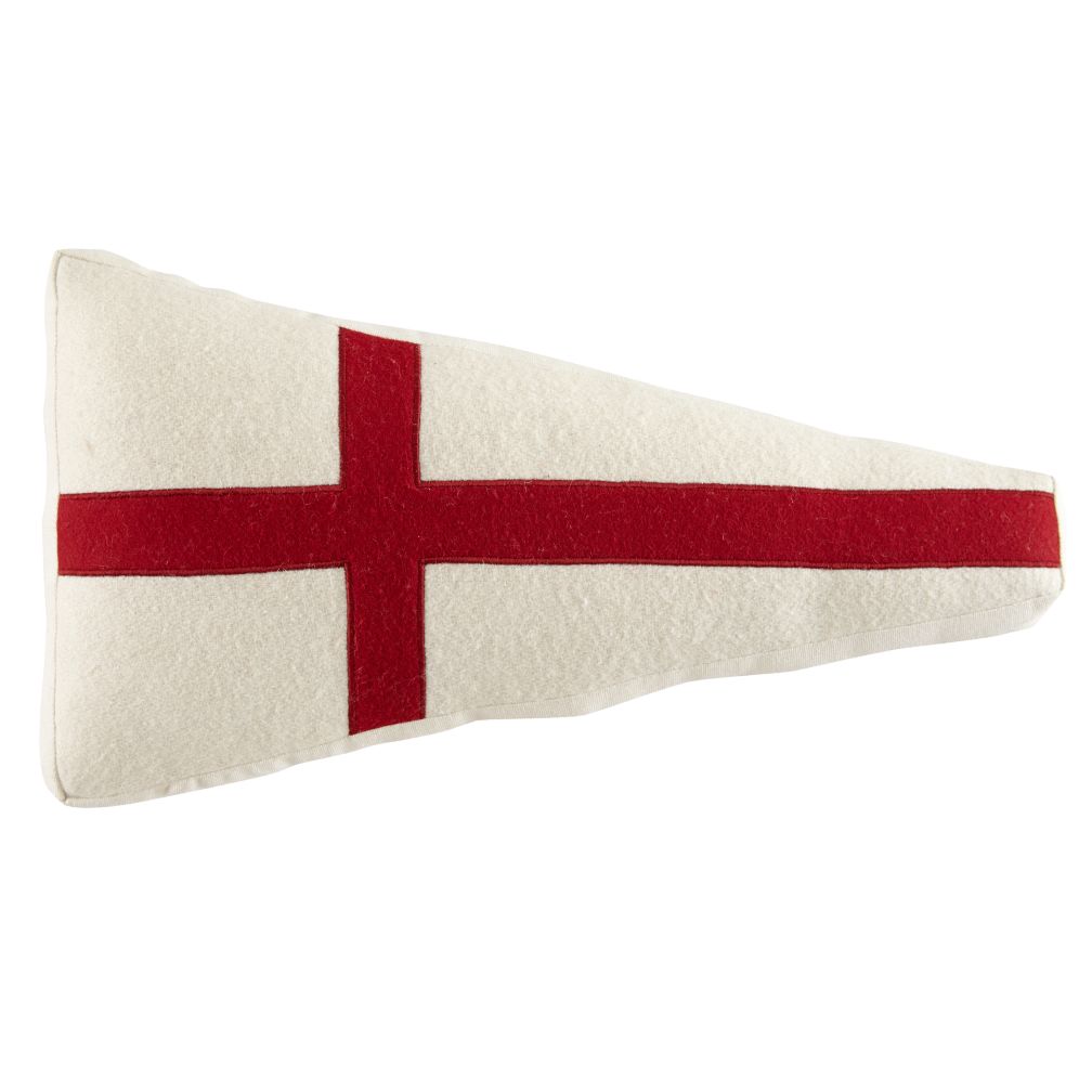 Oh Buoy Flag Throw Pillow