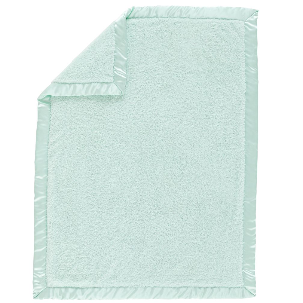Lt. Green Cuddle Me Softly Baby Blanket