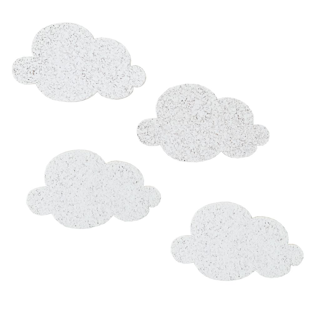Mini Cloud Corkboards (Set of 4)