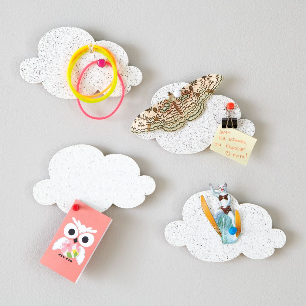 Mini Cloud Corkboards (Set of 4)