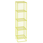 Lime On the Grid Bookcase