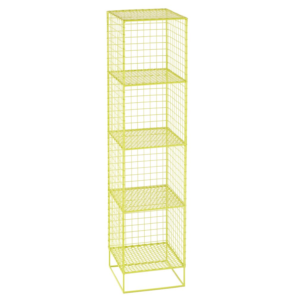 On the Grid 4-Cube Bookcase (Lime)