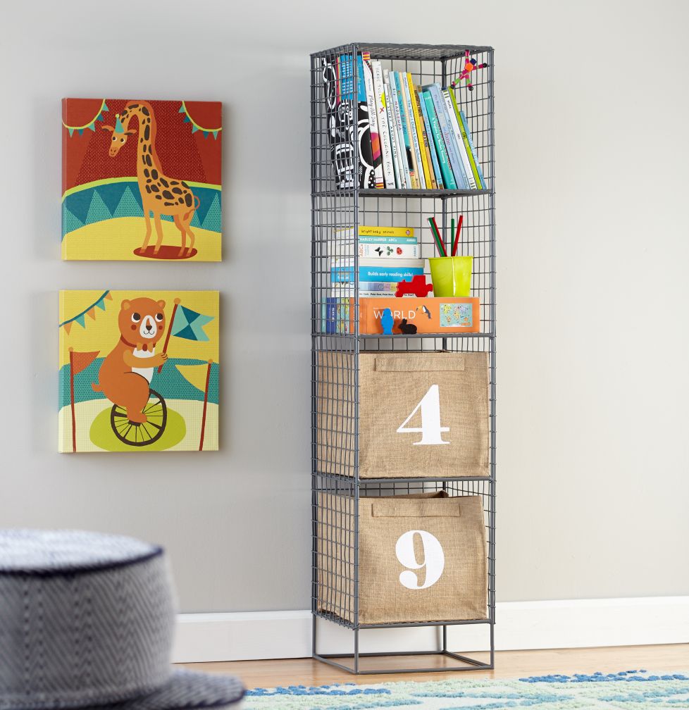 On the Grid Bookcase (Grey)