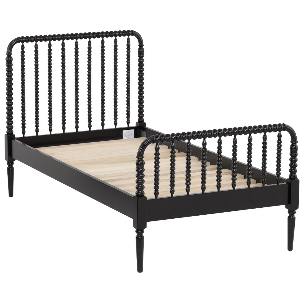 Jenny Lind Twin Bed (Black)
