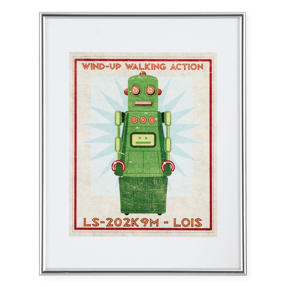 Retrobot Wall Art (Green)