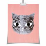 Fur and Glasses Wall Art
