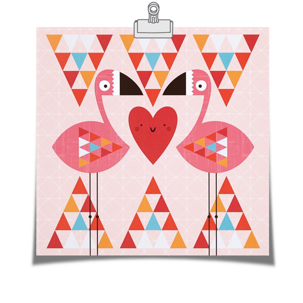 Flamingos Wall Art