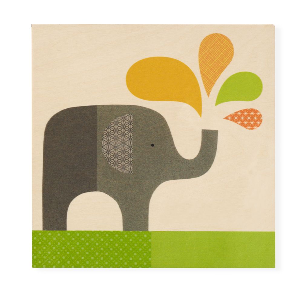 Personalized Wall Plaque (Elephant)