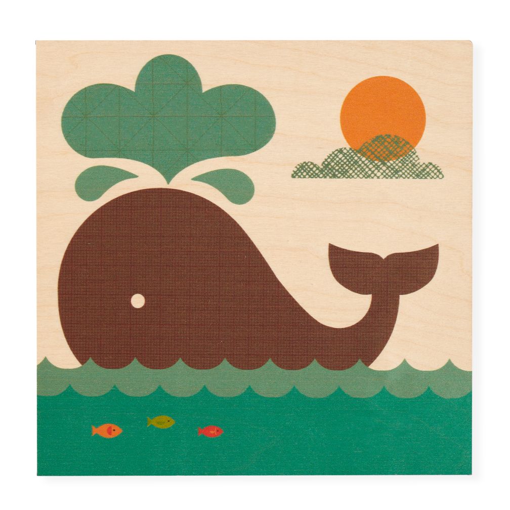 Personalized Wall Plaque (Whale)