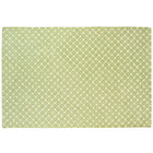 8 x 10' Lt. Green Diamonds Rug