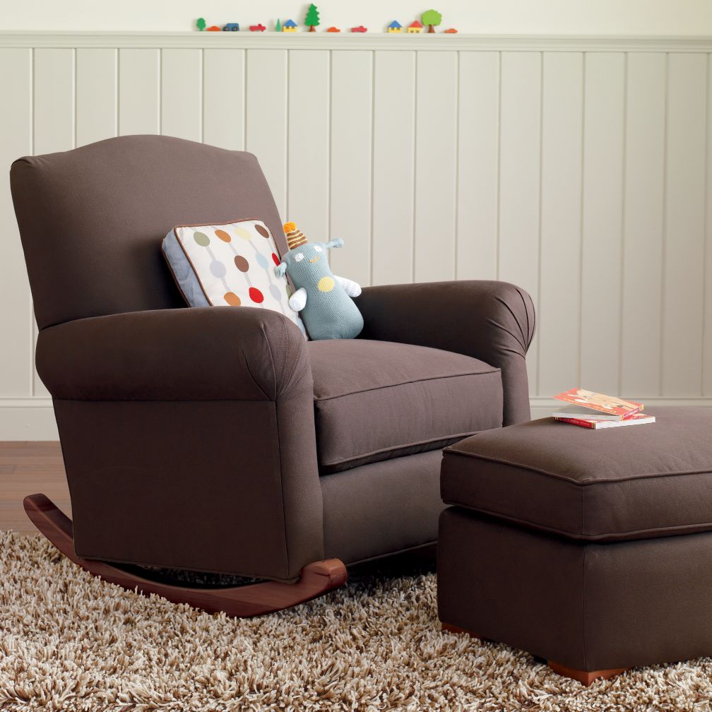 Attractive American Rocker & Ottoman