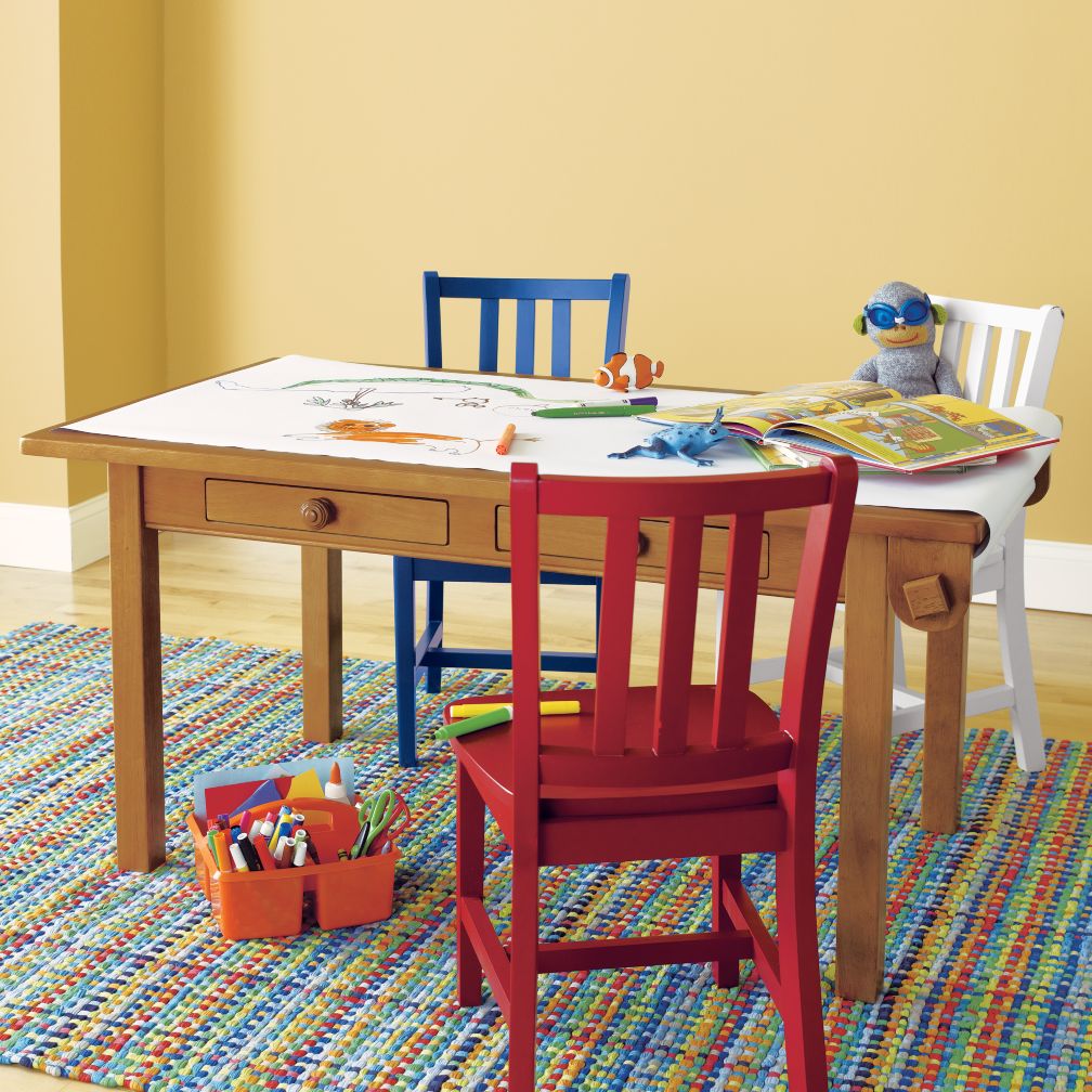 Activity Table w/Paper Roller (Lt. Honey)