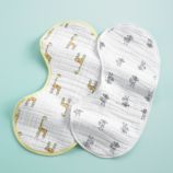 Giraffe & Monkey Burpy Bib Set