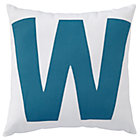ABC "W" Pillow