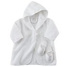 Non-Personalized Bathrobe and Slippers Set