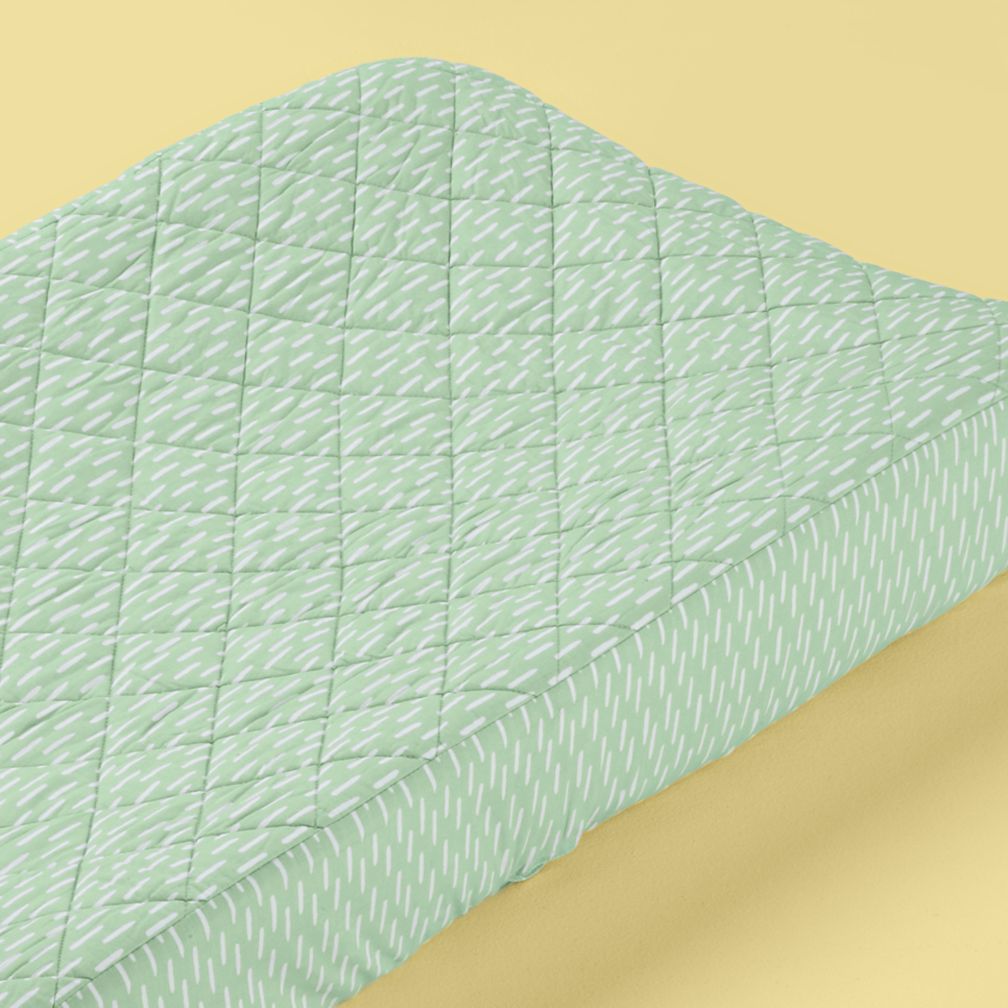 Green Leaves Changer Pad Cover