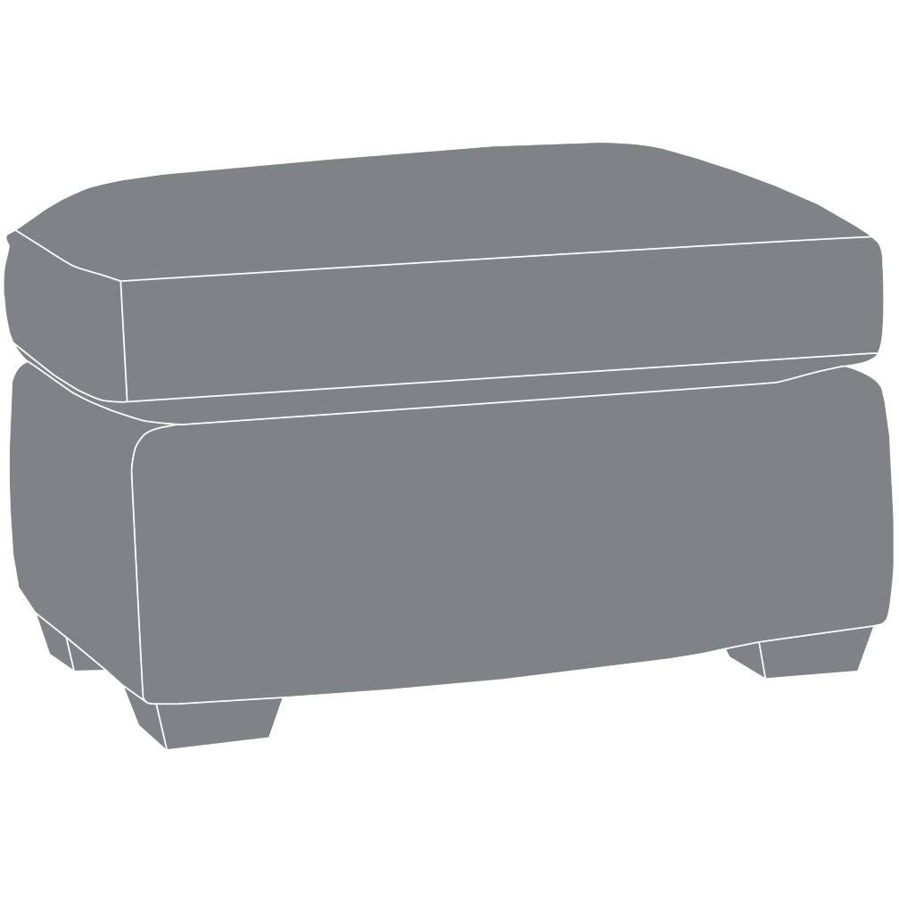 Dylan/American Ottoman (Stock Plus Pattern)
