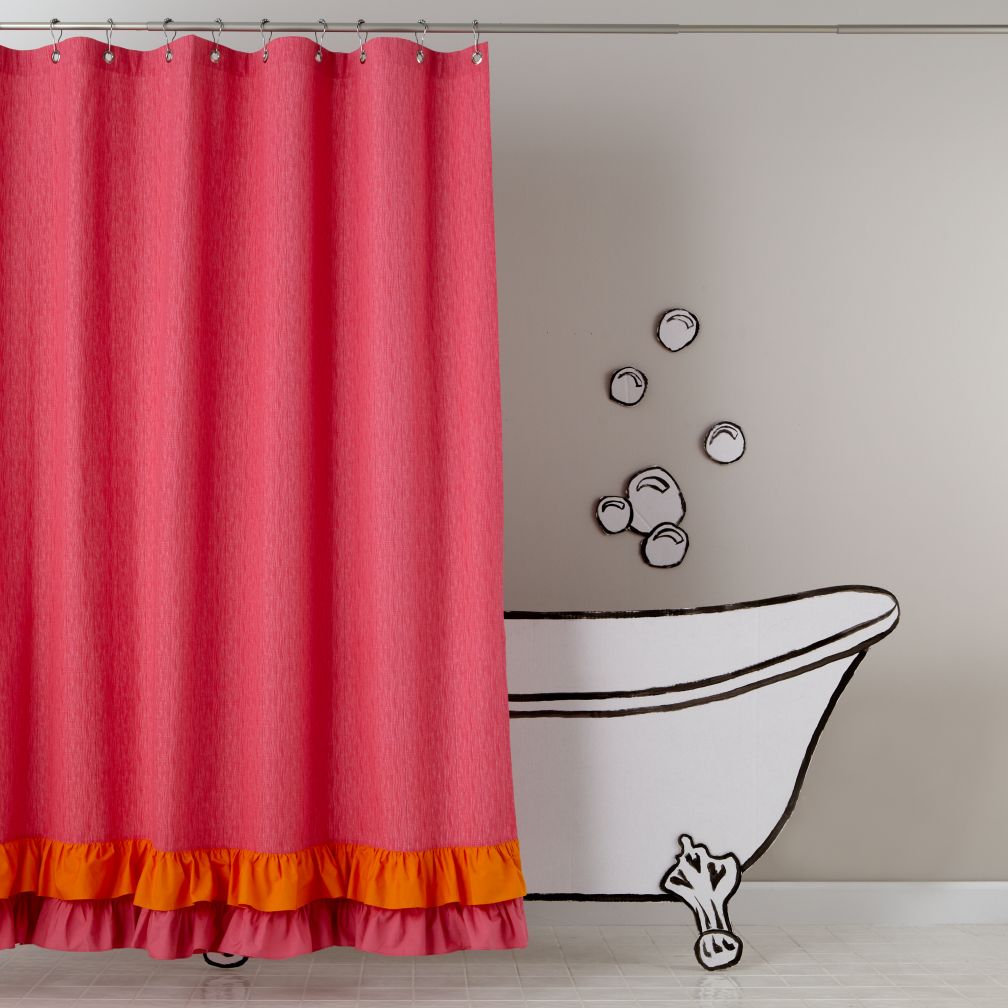 Ruffled Up Shower Curtain