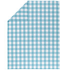 Twin Blue Gingham Duvet Cover