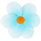 Blue Daisy Hanging Flower