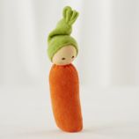 Orange Carrot Baby Rattle