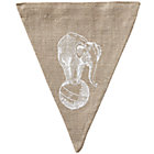 Elephant Achievement Banner Flag
