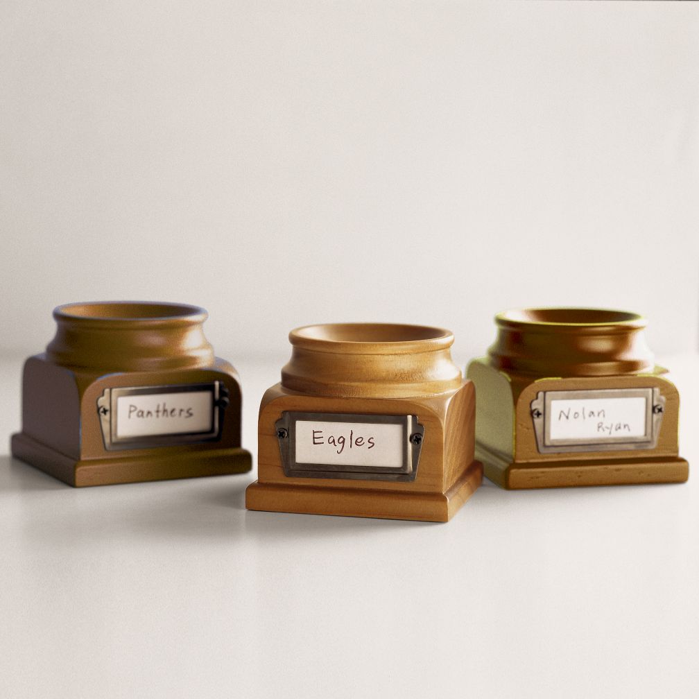 Honey Baseball Podiums (Set of 3)