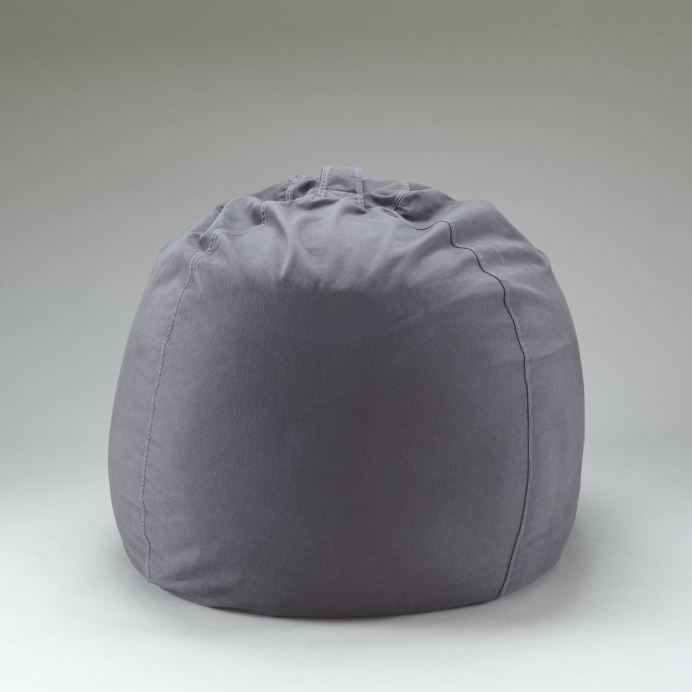 40" Grey Ginormous Beanbag