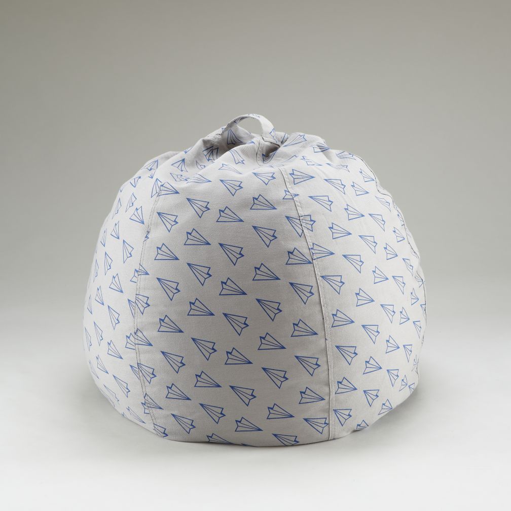 30" Paper Airplanes Beanbag Cover