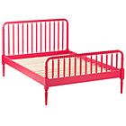Full Raspberry Jenny Lind Bed