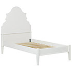 Twin White Monarch Bed