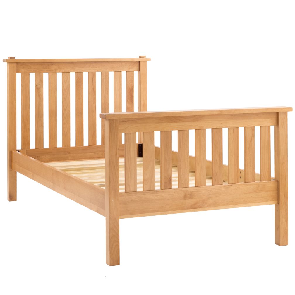 Simple Twin Bed (Natural)