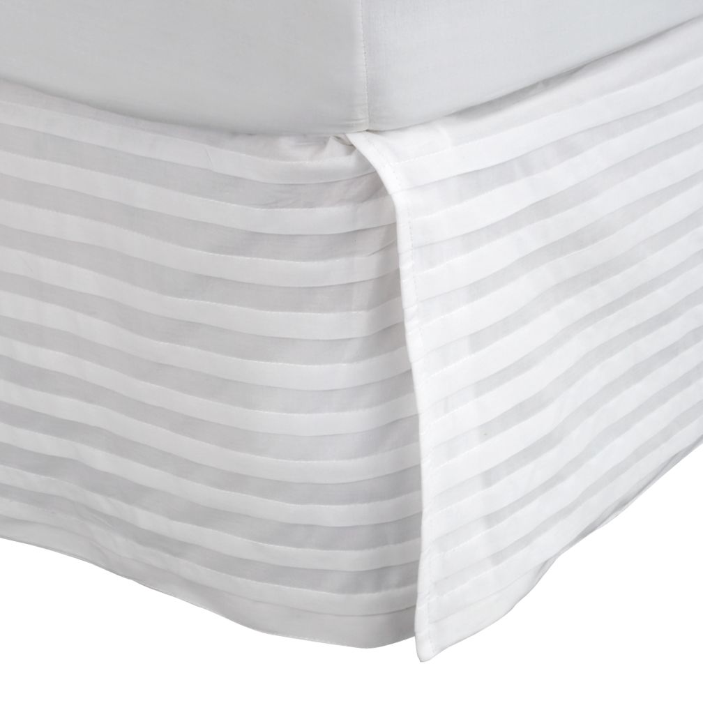 Full White Multi Pleat Skirt