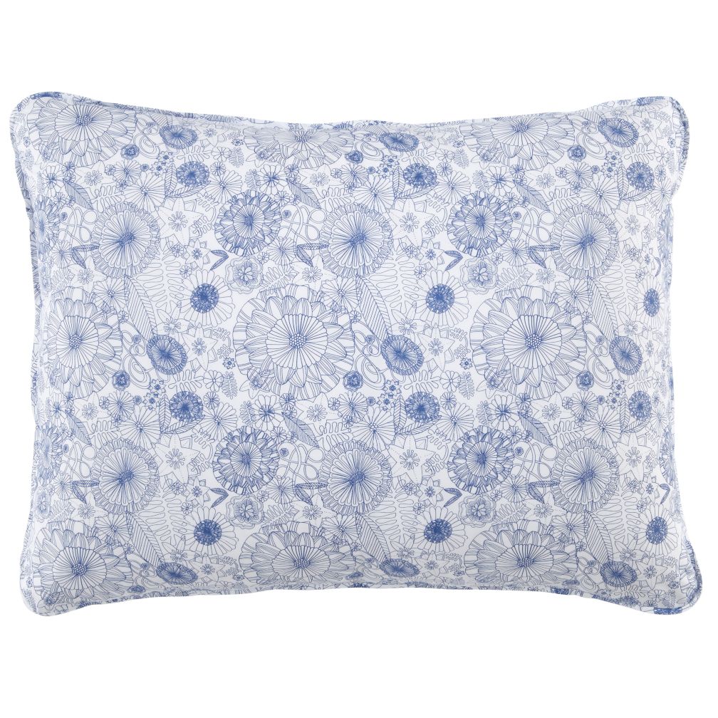 Twelve Bar Blues Floral Sham