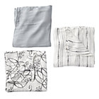 Grey Bamboo Swaddling Blankets