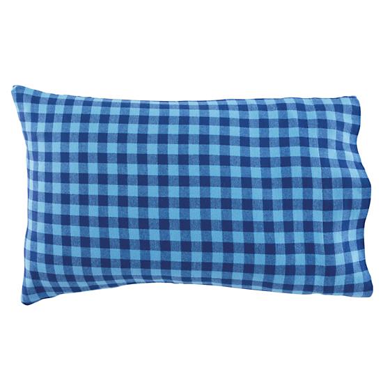 Indie Plaid Flannel Pillowcase The Land of Nod