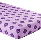 Purple Ikat Crib Fitted Sheet