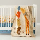 Bright Eyed, Bushy Tailed Crib Bedding