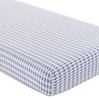 Blue Fish Crib Fitted Sheet