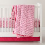 Fine Prints Crib Bedding (Pink Hearts)