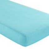 Crib Fitted Sheet (Aqua)