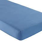 Solid Blue Crib Fitted Sheet